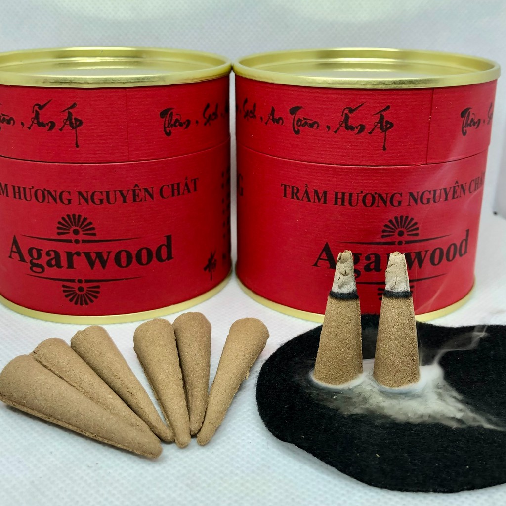 NHANG NỤ TRẦM HƯƠNG CAO CẤP - 100% Trầm Hương Tự Nhiên - Hộp 40 nụ