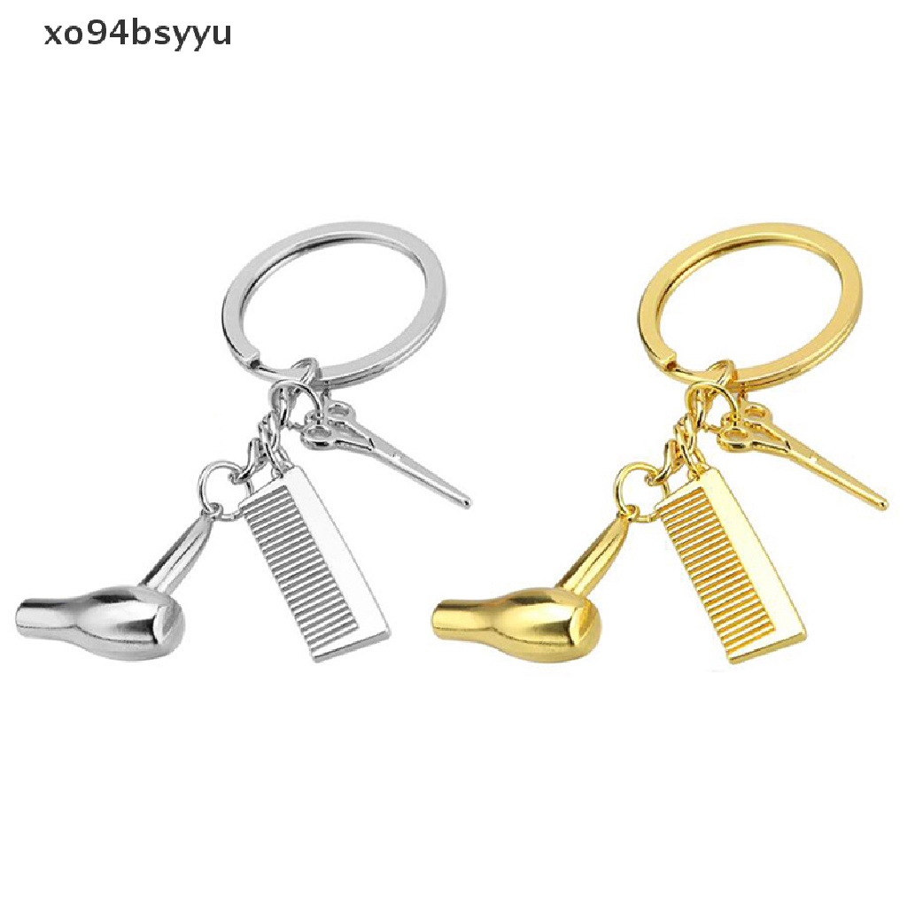Móc Khóa Hình Máy Sấy Tóc / Lược / Kéo Xo94Bsyu