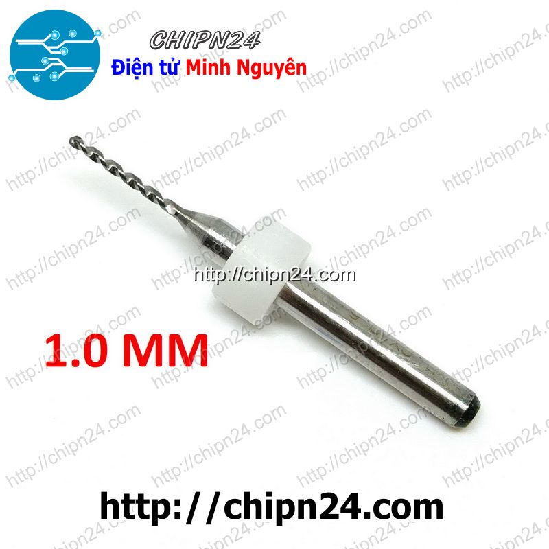 [2 CÂY] Mũi khoan mạch in CNC 1.0mm (Mạch điện tử, PCB)