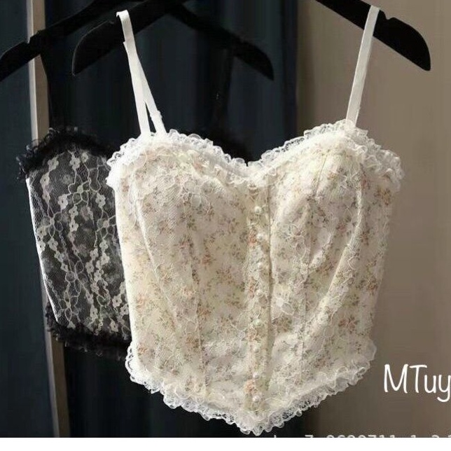 Áo 2 dây ren hàng QC