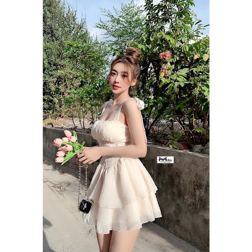 Váy chấm bi 2S Hot Girl Sang Xịn Mịn  hOT HOT