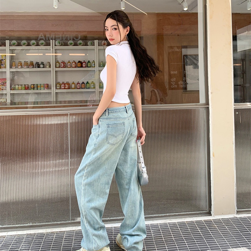 Áo Croptop Tay Ngắn Cổ Cao Thiết Kế Ôm Sát Tôn Dáng
