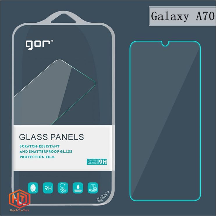 Bộ 2 kính cường lực Gor cho Samsung Galaxy A70/ A70S vát cạnh 2,5D siêu cảm ứng