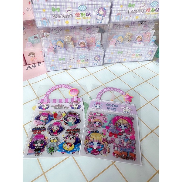 Sticker túi 3 tấm