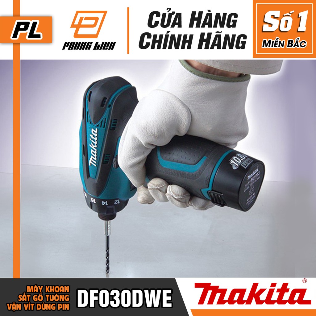 Máy Khoan Bắt Vít Makita DF030DWE  - Hàng Chính Hãng