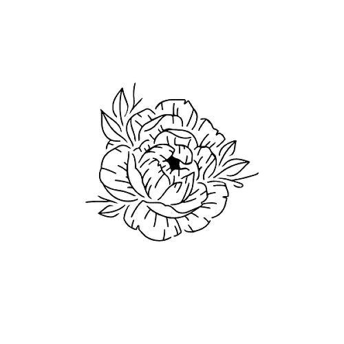 Khuôn decal hoa hồng