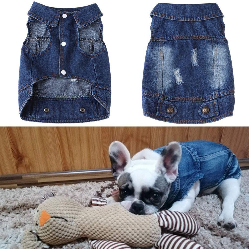 Áo Denim Phong Cách Cao Bồi Cổ Điển Cho Thú Cưng LAYOR1 XS-2XL