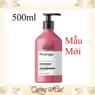 Dầu Gội Giảm Đứt Gãy, Chắc Khỏe Tóc Loreal Serie Expert Pro Longer Shampoo - Hồng Đậm - 500ml