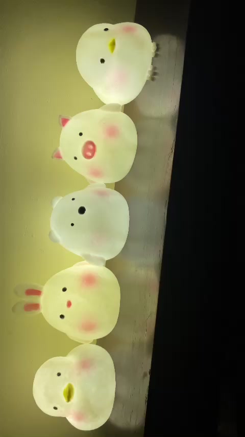 Đèn mini trang trí phòng ngủ hình 4 con vật cute dễ thương có lắp pin sử dụng lâu dài | BigBuy360 - bigbuy360.vn