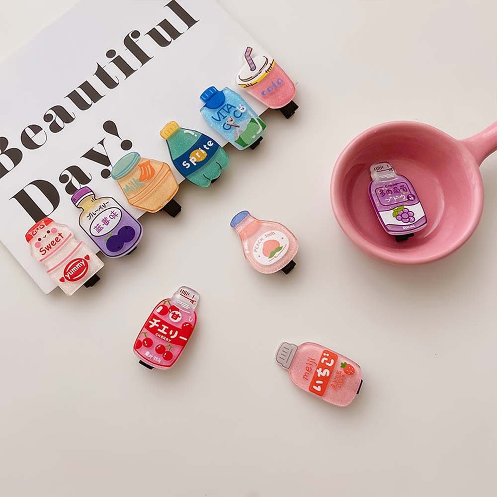 Kẹp Tóc Họa Tiết Hoạt Hình Phong Cách Hàn Quốc Dễ Thương Cho Bé Gái