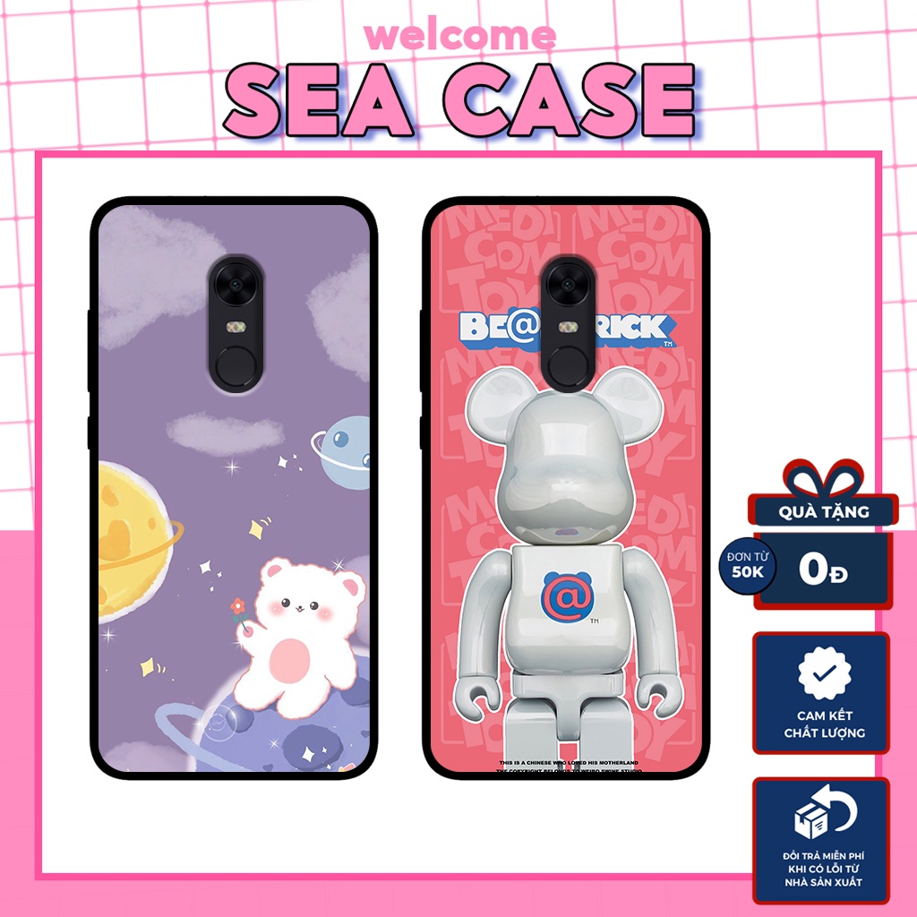 Ốp lưng XIAOMI NOTE 4/ NOTE 4X/ REDMI 5/REDMI 5 PLUS hình gấu đáng yêu,dễ thương – ốp nhựa chống trầy,chống va đập