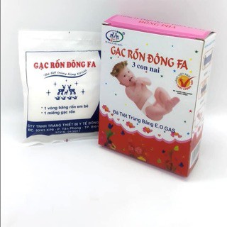 Băng rốn gạc rốn Đông Pha ( 1 hộp 3 chiếc) .