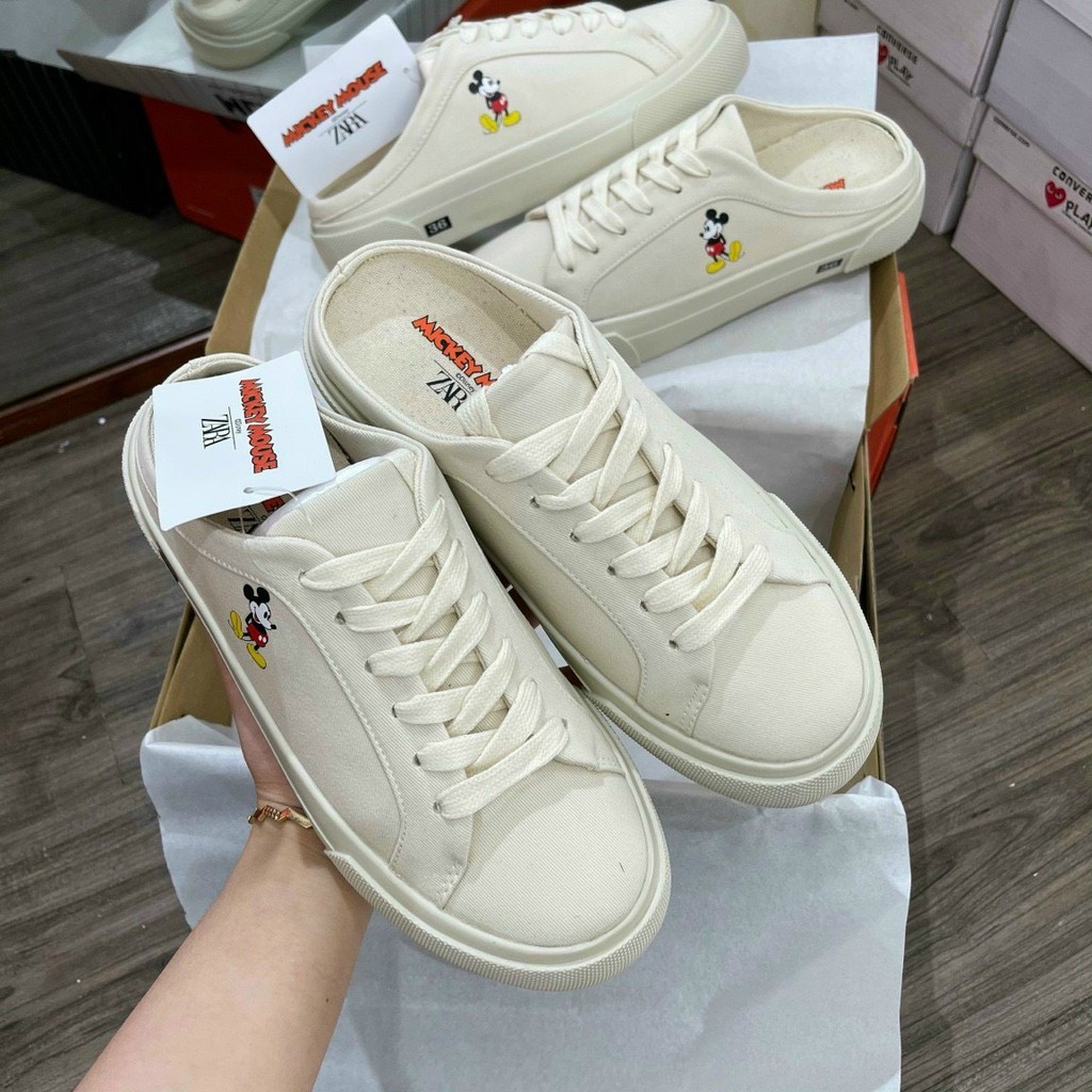 Sục Mickey , Giày Thể Thao và Sneaker Sục Mickey nữ, sục Micky ( Full box bill - hỗ trợ đổi trả )