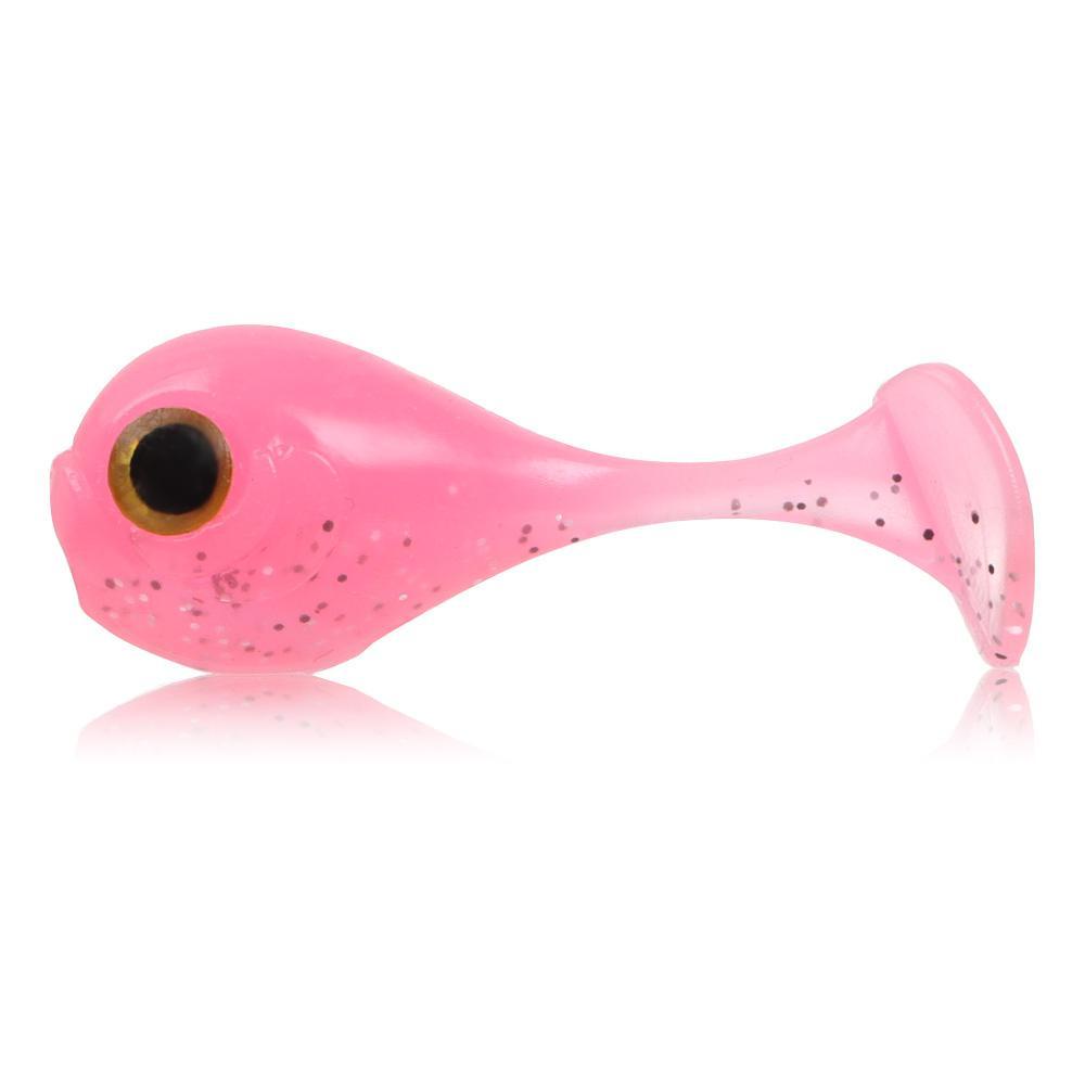 Set 6 Mồi Câu Cá Giả Hai Màu Sắc Đầu To Tiện Dụng ​ Đuôi Chữ T Chuyên Dụng Chất Lượng Cao