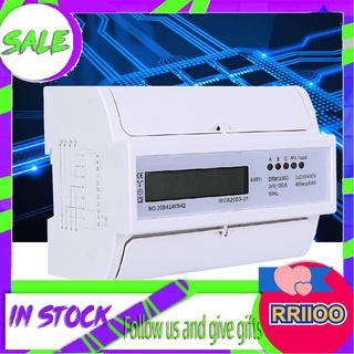 Đồng hồ đo công suất tiêu thụ điện tử 3 pha 4 đây KWh 5-100A