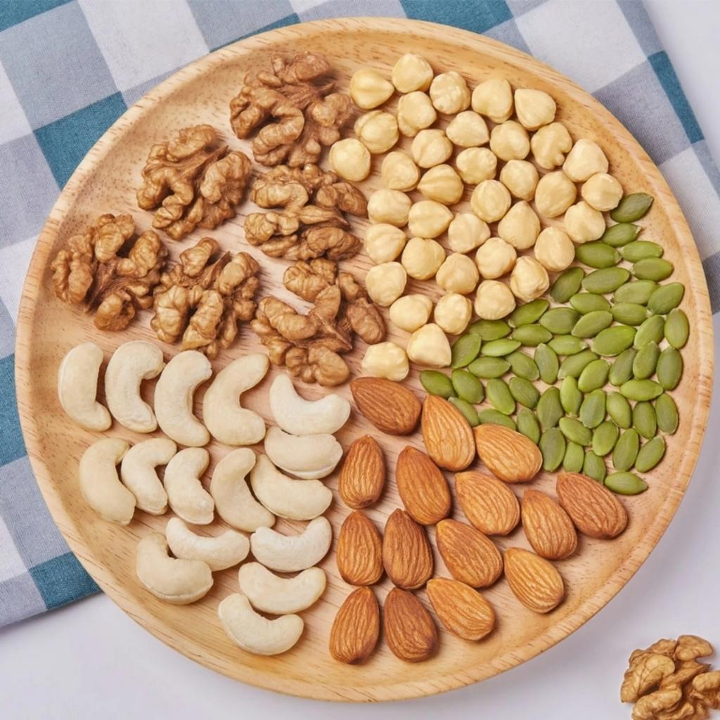 Hạt Mix Dinh Dưỡng 6 Loại Hạt Cao Cấp Onefood68, Ngũ cốc Ăn Kiêng Giảm Cân Gồm Macca, Hạt điều, Óc chó, Hạnh nhân