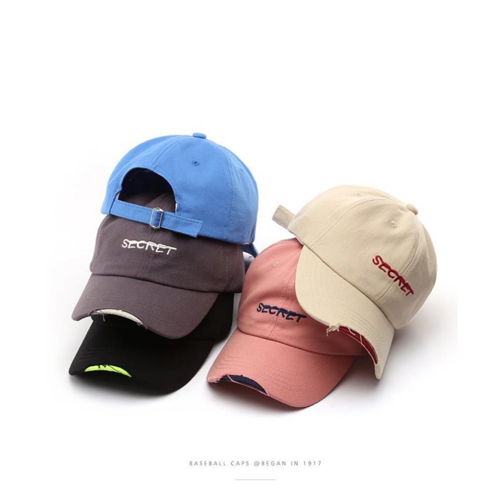 Nón lưỡi trai, nón cap, mũ lưỡi trai nam nữ Unisex NÓN SECRET Đẹp