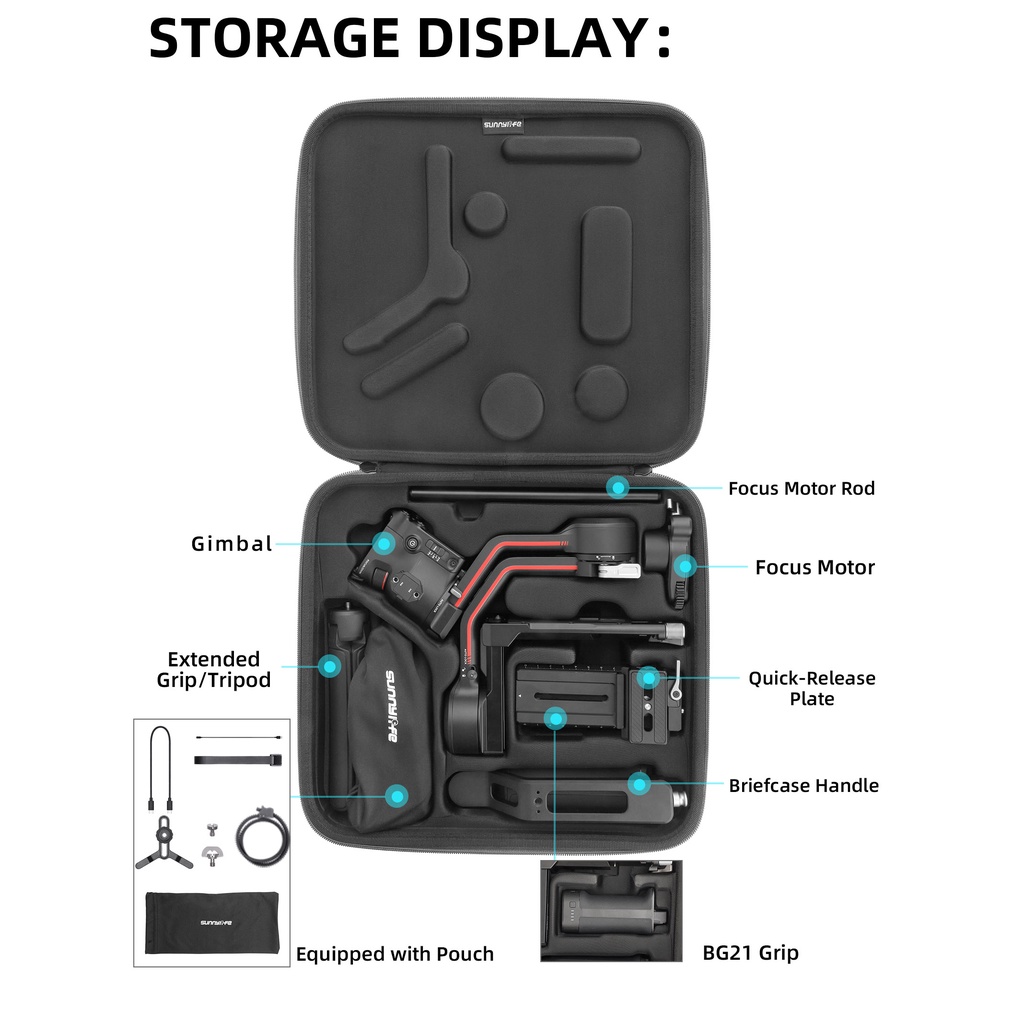Túi Đựng Bảo Vệ Cho DJI Ronin RS3 DJI Ronin RS 3 3-Axis Gimbal