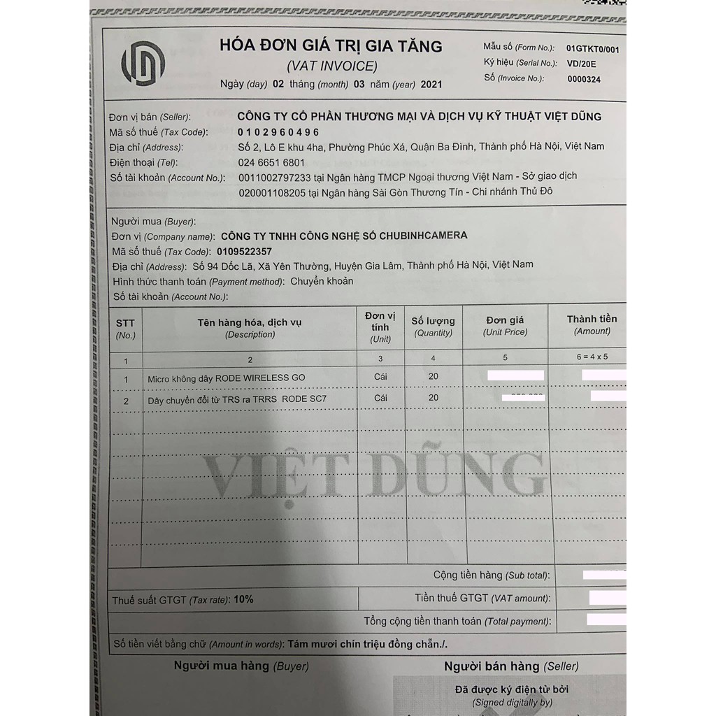 Micro Rode Wireless Go | Mic không dây | Chính Hãng Full VAT | Bảo Hành 12 Tháng