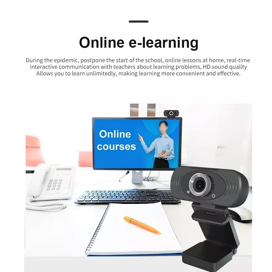 Webcam 1080p Hd Tự Động Lấy Nét Tích Hợp Micro Usb Tiện Dụng Cho Gia Đình | BigBuy360 - bigbuy360.vn