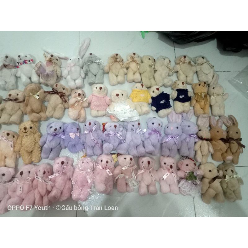 Gấu bông khớp xoay mini