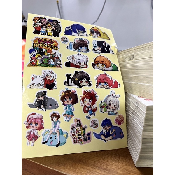 Bộ Sticker Hero Team 90 miếng dán / Shopee Việt Nam