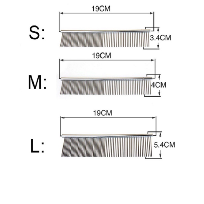 Lược INOX chải lông , gỡ rối cho Chó , Mèo.