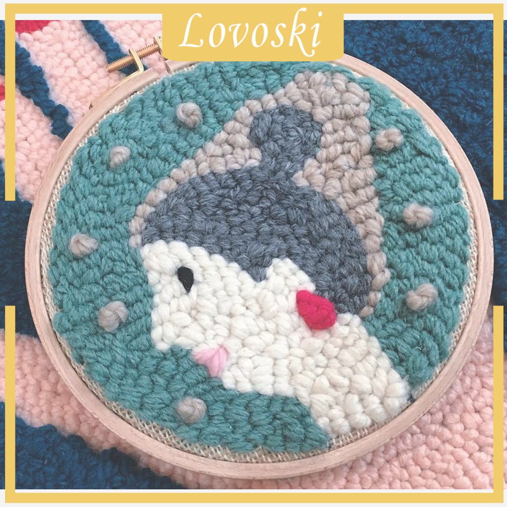 [Lovoski] Vải Lót Hỗ Trợ Đục Lỗ Bằng Cotton Nguyên Chất Tự Làm Thủ Công