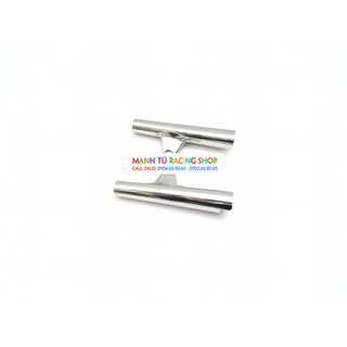 tai thỏ phuộc trước xe 67 inox - FT678