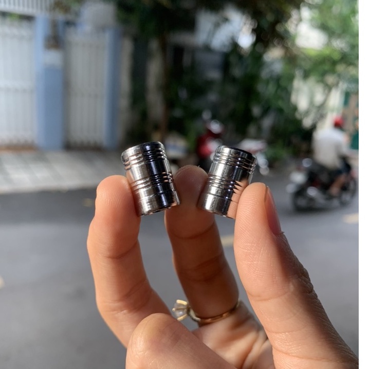 Cặp nắp chân van vòi nhôm CNC gắn xe máy , Oto