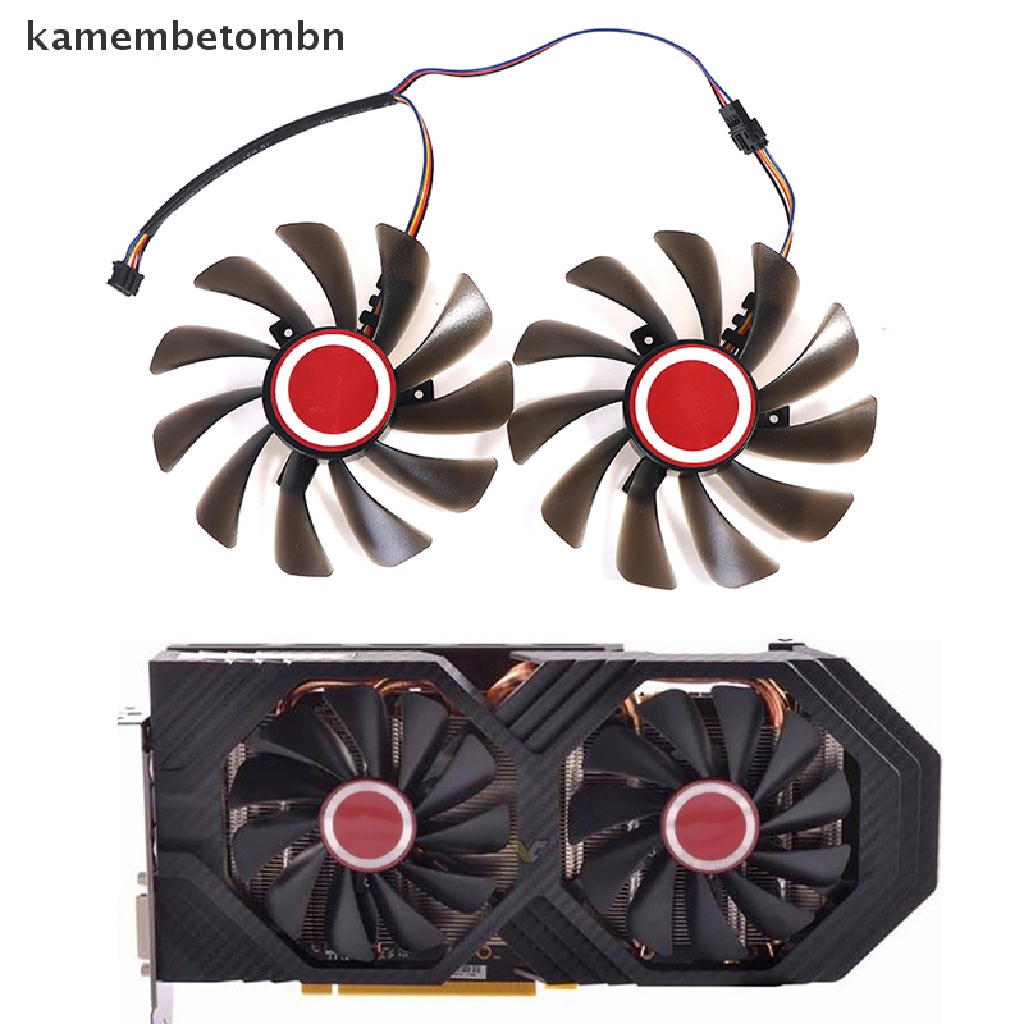 1 cặp quạt tản nhiệt GPU cho XFX RX 590/580 VGA