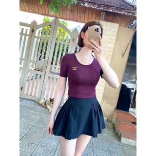 ÁO CROPTOP COTTON SIÊU ĐẸP ( hàng sẵn, hình ảnh shop tự chụp )