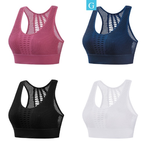 Áo bra tập gym yoga thể thao 2 dây nữ nâng ngực áo croptop ôm body có đêm mút G-Sports