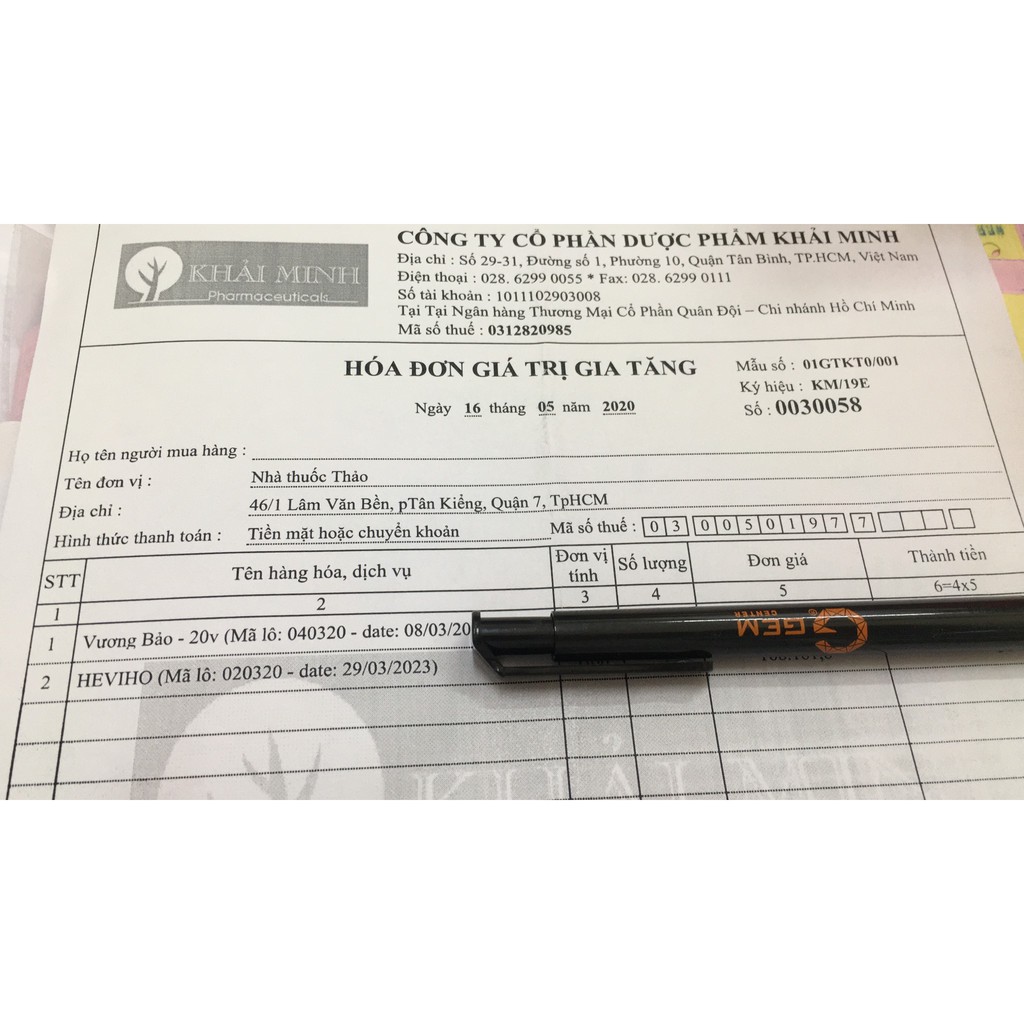 HEVIHO  -  Hỗ trợ giảm ho từ thảo dược - Hộp 20 viên