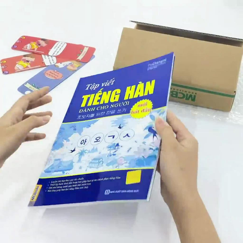 Sách - Tập Viết Tiếng Hàn Dành Cho Người Mới Bắt Đầu - MCBooks | BigBuy360 - bigbuy360.vn