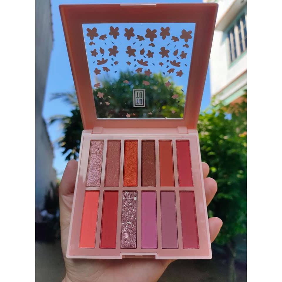 🌸🌸Phấn Mắt 12 Ô TuTu Sakura Flowers Eyeshadow Phiên Bản Hoa Anh Đào 🌸🌸