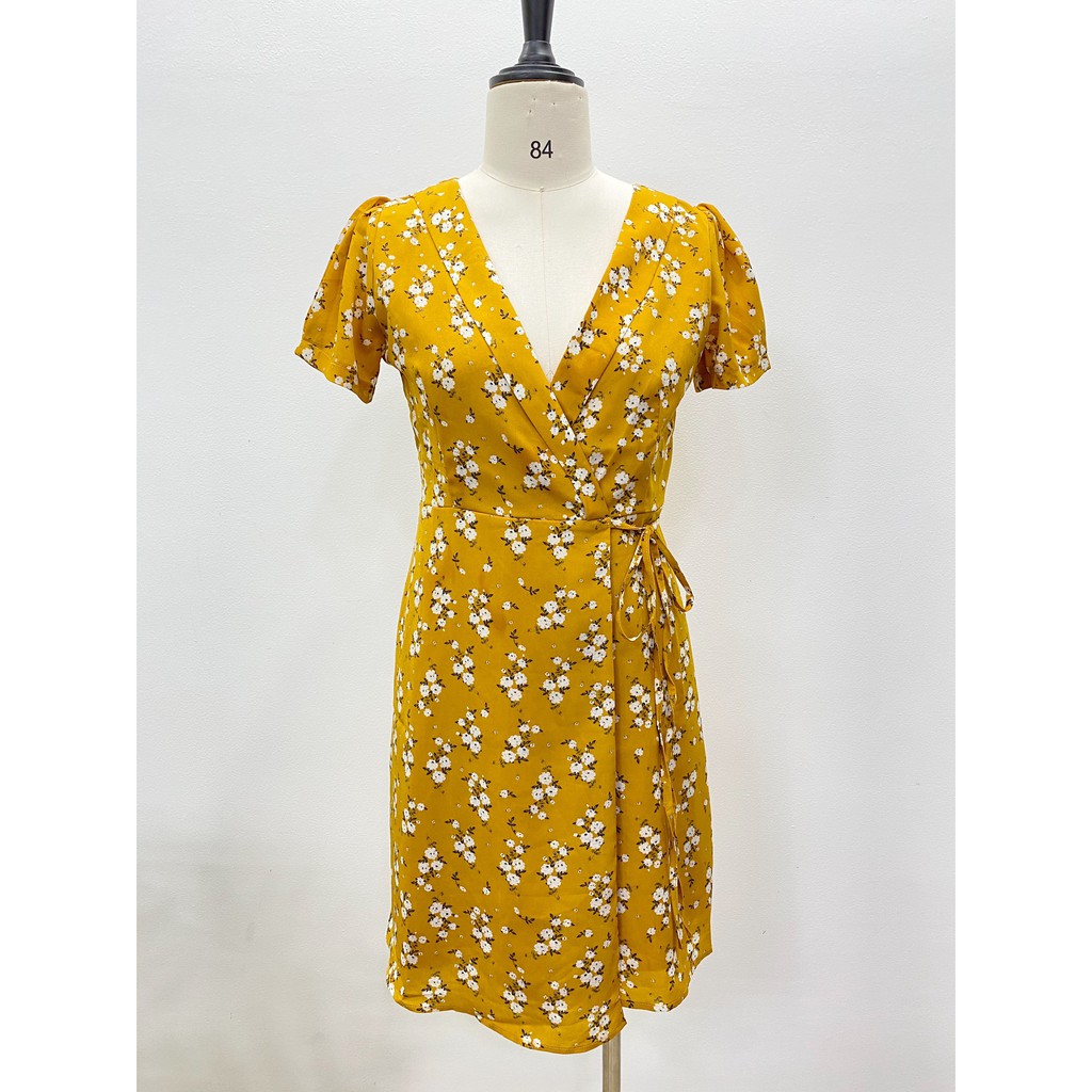 [Mã WABRWA15 giảm 15% đơn 300K] HEYBEE Đầm hoa đắp chéo Vivian HT253 | BigBuy360 - bigbuy360.vn