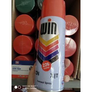 Sơn xịt áp suất WIN,ATM,REDFOX 400ml