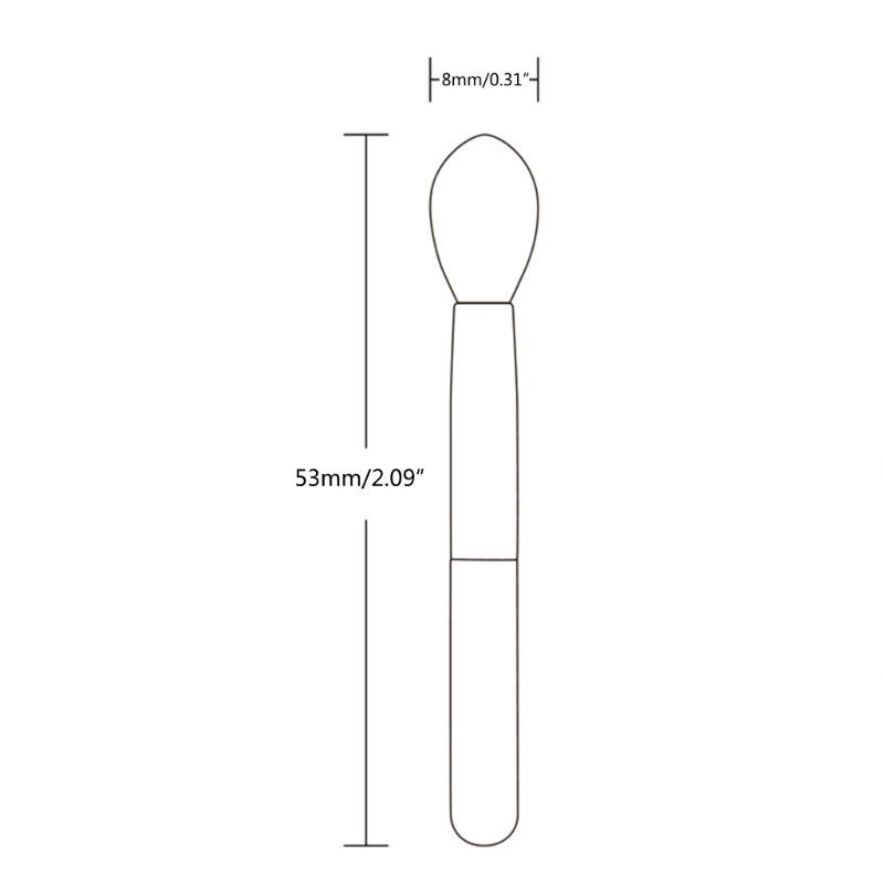 Set 10 Cọ Tô Son Môi Chất Liệu Silicone Tiện Dụng