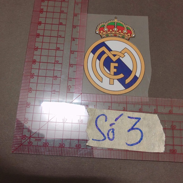 Sticker ủi, hình ủi, patch ủi logo bóng đá