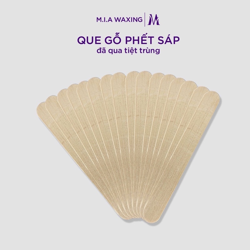 10 Que Gỗ Phết Sáp Wax Lông