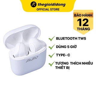 Tai nghe bluetooth tws ava+ ds204a-wb - chính hãng bh 12 tháng