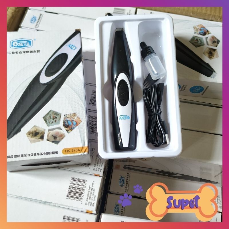 Tông đơ cắt lông chó, máy cắt lông chó, 4 lưỡi căn chỉnh, chạy pin sạc điện, siêu bền, siêu bén