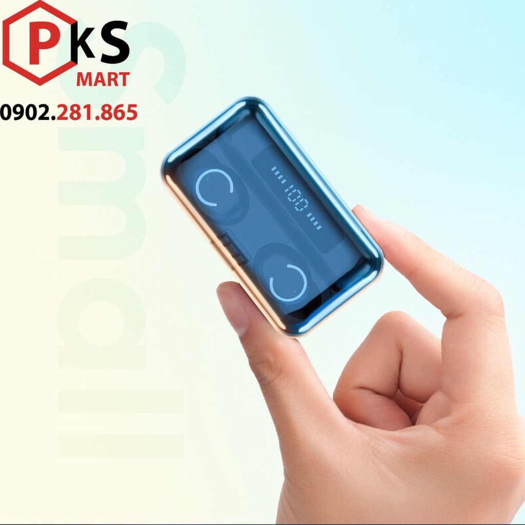 Tai Nghe Bluetooth 5.0 AMOI F9 TWS Bản QUỐC TẾ Cao Cấp - Cảm Ứng Không Dây Chống Nước Chống Ồn Tích Hợp Sạc Dự Phòng | BigBuy360 - bigbuy360.vn