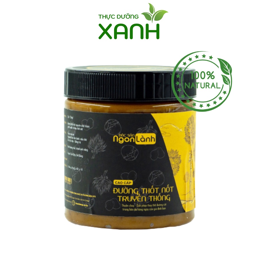 Đường Thốt Nốt Truyền Thống An Giang, Nguyên Chất, Dạng Sệt / Đặc sản Ngon Lành / Food Map - Thực Dưỡng Xanh