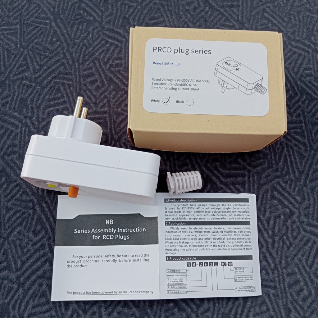 NB-KL3O-16 Công tắc Tự Động Chống giật 16A 220VAC, Bảo vệ an toàn điện