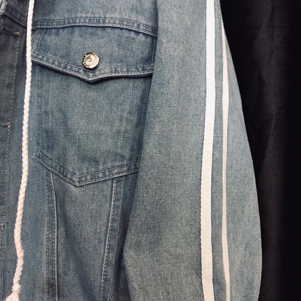 [ ]Áo Khoác Jean Nam Nữ UNISEX Cao Cấp Có Mũ Viền Tay Siêu Đep Các Tính, Áo Khoác Bò | BigBuy360 - bigbuy360.vn