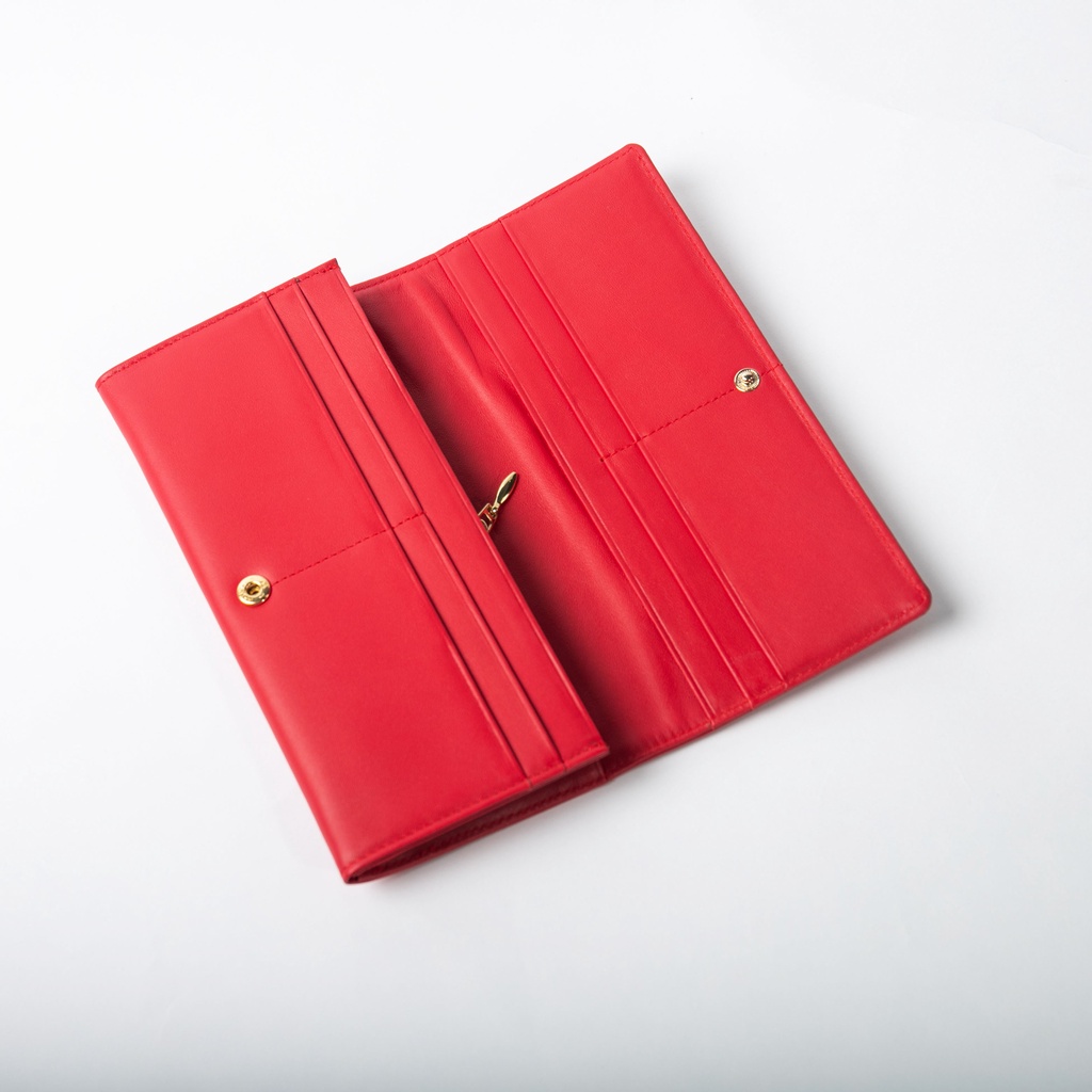 Ví dài nữ, ví nữ cầm tay da thật nhập khẩu  Midas Handera Fted  - thời trang Olux - full box