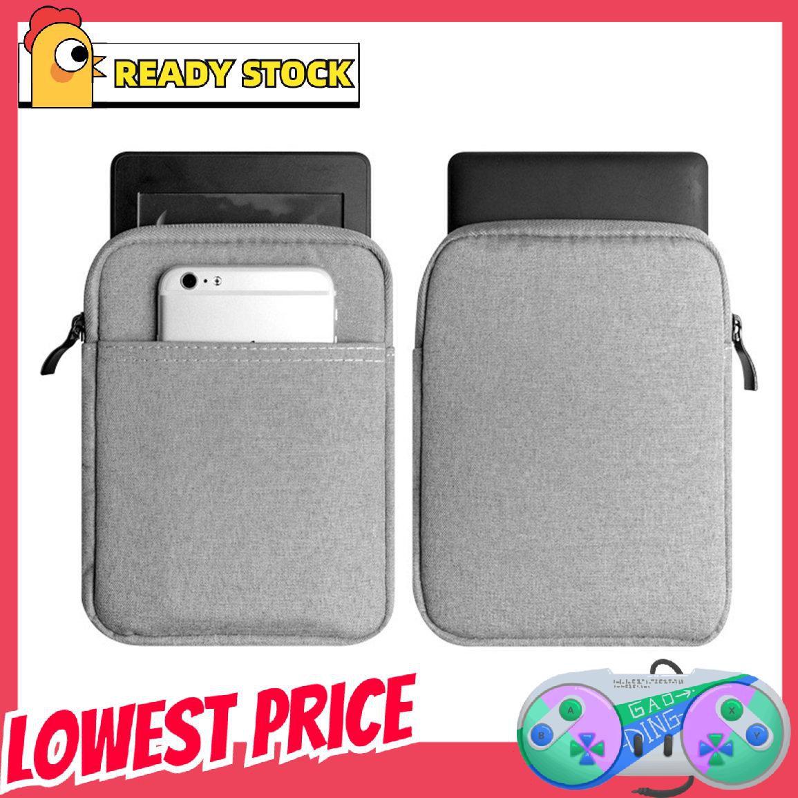 [lovely]Shockproof Zippered Sleeve Bag Case eBook Pouch Cover Dual Storage For Kindle