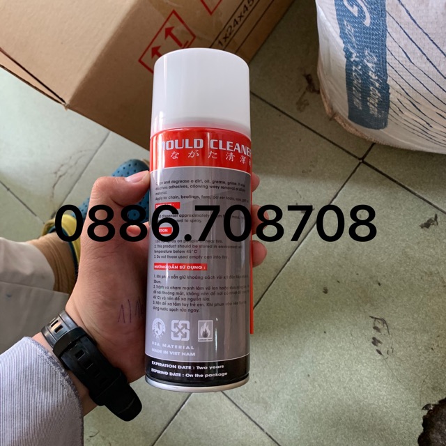 Vệ sinh khuôn 747 450ml(Giao hàng hình 1 hoặc 3)